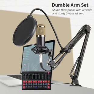 Cross-border dedicated English live sound card M9 condenser microphone BM800 suit SOUNDCARD BM800
