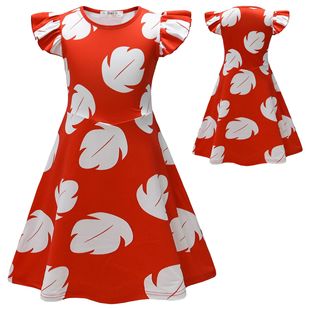 Summer Cross-border New Arrival Star Baby Stix LiloandStitch Girls dress Dress Children's Dress