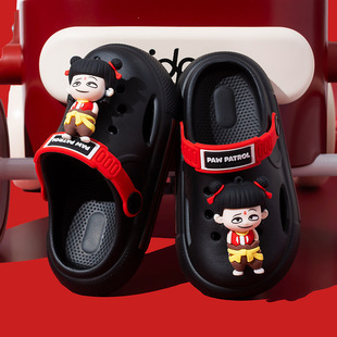 Nezha Children's Slippers 2025 Summer Boys Baby Aobingdong Shoes Boys Boys Girls Indoor Non-slip Sandals