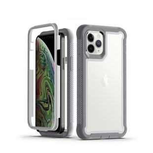 Foreign Trade Suitable for Apple 13 Mobile Phone Case Qihang Three-in-One IP12 Transparent Drop-Resistant 11 XR Soft Edge Mobile Phone Case