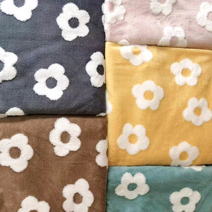 2021 New Shu Cotton Fleece Jacquard Series Cloud Fleece Printing Shu Cotton Fleece Home Textile Garment Fabric