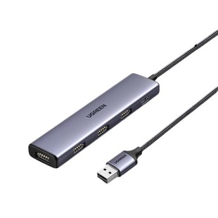 Green usb Extender Multi-port Set Splitter typec Extension hub3.0 External Transfer U Disk Transfer Power Supply