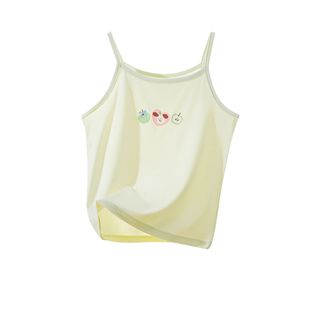 Summer Ultra-thin Girls' Camisole Korean-style Children's Class A Printed Vest Antibacterial Girls' Base Shirt