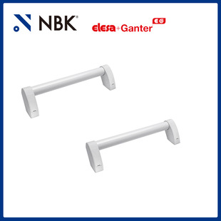 NBK ELESA M.1053-CLEAN Offset Type Tubular Handle High-tech Poly Fusion and Aluminum Easy to Clean