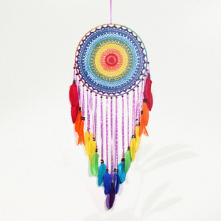 Dream Catcher Decorative Hanging Ornaments Ins Wind Chimes Pendant Creative Handmade Students Birthday Gift Bedroom Room Decorations