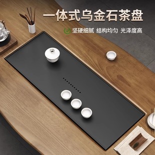 Sili style solid wood tea table new Chinese office large board tea table home living room tea table and chair set one table five chairs