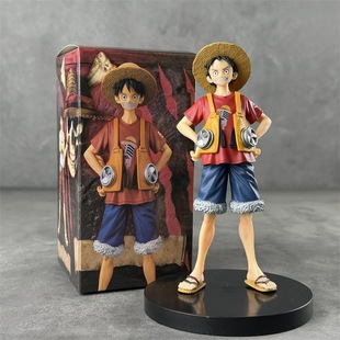 One piece dedicated dedicated edition RED Lufei standing posture anime peripheral model hand-made desktop decoration wholesale