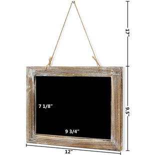 Small Blackboard Wooden Milk Tea Shop Hanging Menu Home Message Children's Graffiti Drawing Board Creative Bar Desktop