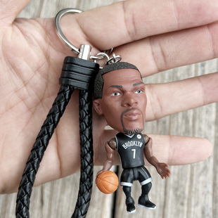 Basketball Lakers Kobe James McGrady Curry Doll Pendant Warrior Curry Harden Alphabet Brother Keychain