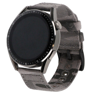Применимо для Huawei GT4 Samsung Watch4 тканый холст быстрого демонтажа смарт-часы ремешок 20/22mm оптом
