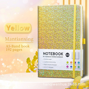 A5 strap book foreign trade cross-border notebook custom printable logo notebook B5 business office notebook PU leather