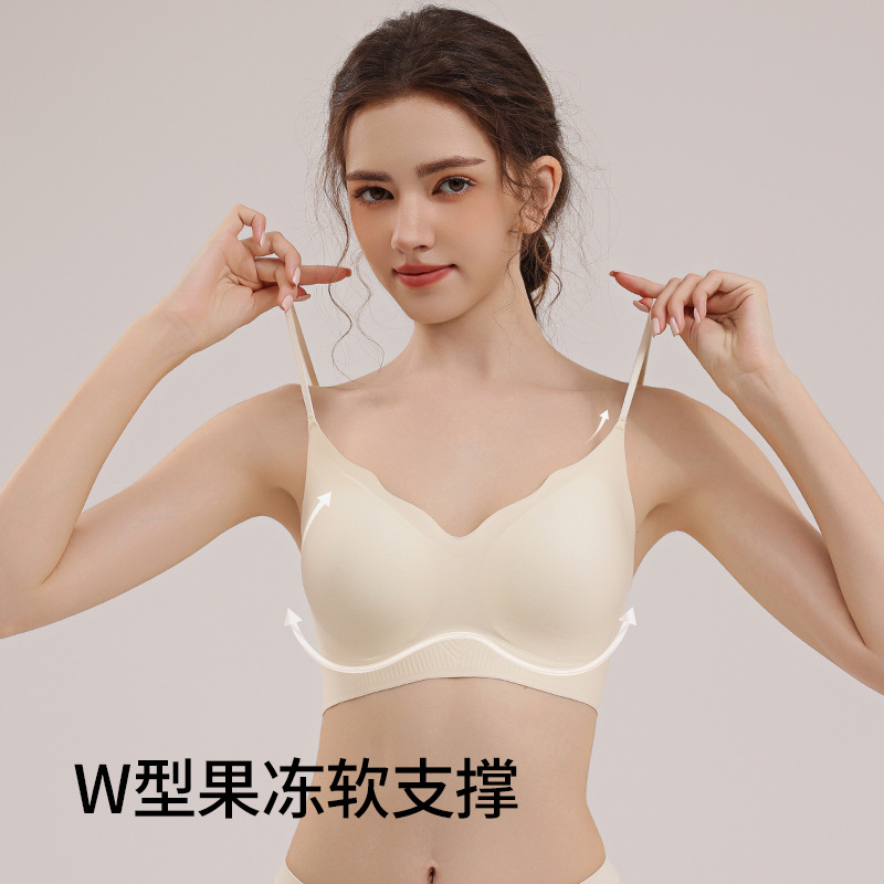 New Spring/Summer Comfortable Backless Soft Support Seamless Invisible Bra for Women - Wire-Free Bandeau Bra with Side Support