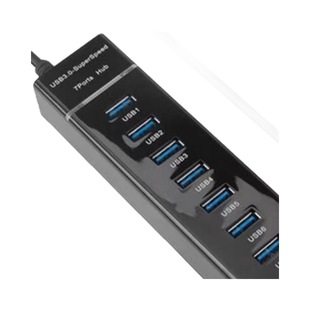 Light Bar 7-портовый концентратор USB3.0 один перетащите семь высокоскоростной удлинитель USB-концентратор имитация 3,0 внешний вид голый металл