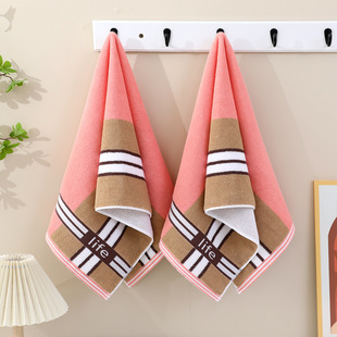 Big towel bath towel 40*90 wholesale cotton absorbent thick household adult polyester cotton towel cotton Gaoyang County Factory