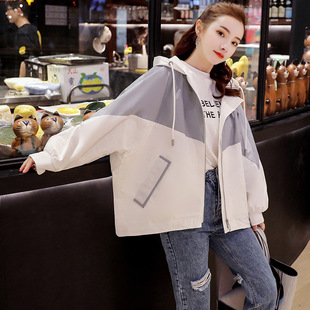 Coat Women's Korean-style Loose Spring and Autumn Short Women's Clothing 2024 New Fashionable All-match Preppy Style Early Autumn Top