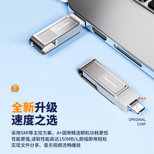 For Newman U disk mobile phone type-c dual interface rotating dual-purpose large capacity 32g exhibition gift customization wholesale