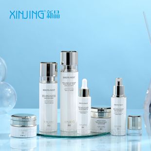 Multilateral Special-shaped multi-angle cosmetic bottle skin care glass packaging package Toner lotion essence cream bottle Special