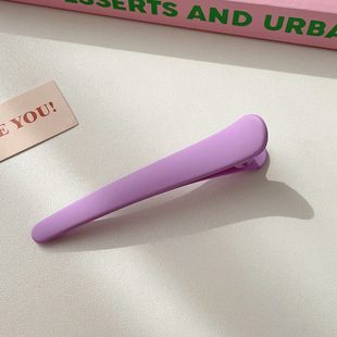 Wholesale frosted duck bill clip wash makeup side clip large color cute hair clip bangs clip shark clip hairpin