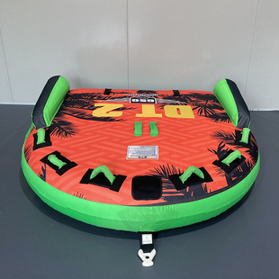 Manufacturer's Ready-Made Multi-Person Inflatable Water Raft Water Park Pvc Thickened Multi-Person Inflatable Water Drag Ring