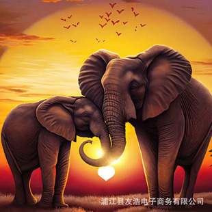 New 5D diamond painting suit, DIY diamond decorative painting, cross-border selling manufacturers wholesale