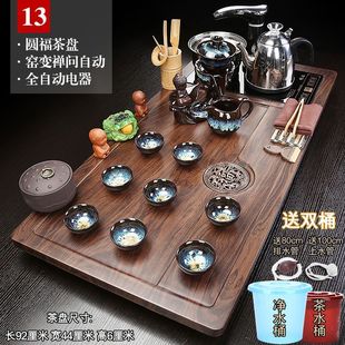 Tea Set suit Household Complete Set of Automatic Water-boiling Integrated Tea Tray Living Room Zisha Kung Fu Tea Table Tea Sea Office
