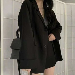 Suit Jacket Women's 2024 Spring and Autumn Pure Desire Korea Cross-border Amazon New Western Style Small Fragrant Style Loose Suit