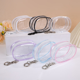 10cm Bubble Mart Blind Box Labubu Baby Walking Bag Cartoon Animation Doll Figure High Transparent Pvc Display Box