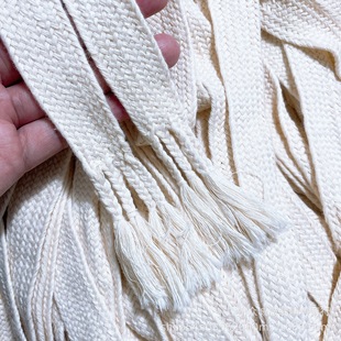 Factory cotton thread handmade tassel hanging tassel woven cotton belt belt bag belt clothing bag home textile accessories DIY accessories