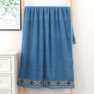 Bath Towel Cotton Large Thick Bath Face Absorbent Hotel Quick-drying Soft Household Men's Adult Cotton Large Towel Wrapping Towel