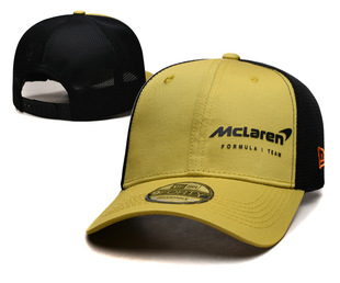 2025 McLaren Hat Hard Top Baseball Cap Car F1 Locomotive Foreign Trade Team Embroidered Outdoor Sports Cap