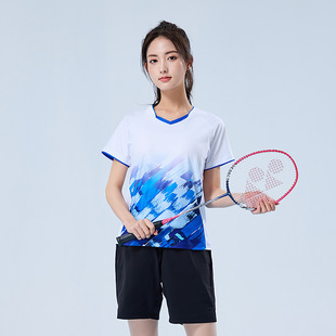 [Jinrui Factory Store] Мужская одежда для бадминтона Быстрые сухие и дышащие настольный теннис теннис спортивная одежда для женщин