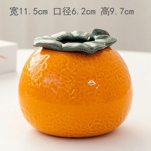 Creative orange copper money grass hydroponic flowerpot office desktop water-raising green flower vase good fortune decorative ornaments