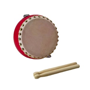 Cowhide Waist Drum Children's Small Waist Drum Adult Yangko Ansai Kindergarten Toys Props Children's Musical Instrument Wholesale
