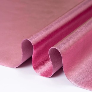 Spandex Full-Coverage Hot Stamping Fabric Milk Silk Shiny Hot Film Four-Way Stretch Fabric Stage Clothing Dress Factory Direct Sale