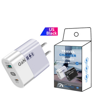 QC3.0 Fast Charge PD33W Charging Head 9v12v Fast Charge GaN Europe, America and Korea usb Charger Direct Charge 65W