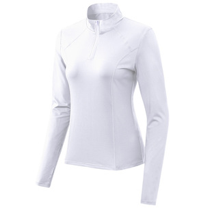 Women's Autumn and Winter Yoga Long-sleeved Fitness Clothes Slim-fit Slimming Running T-shirt Top Quick-drying Sports Sweater 12521