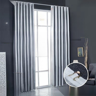 Shading Curtain Sunscreen Heat Insulation Price Thickened Full Shading Curtain Finished Shading Curtain Bedroom Balcony UV Protection