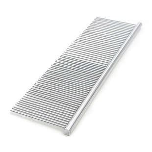Pet row comb stainless steel needle comb cat and dog universal beauty self-cleaning comb multi-size double tooth comb open knot comb wholesale