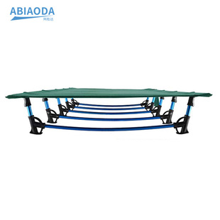 Outdoor portable folding camp bed office nap lunch break bed simple single bed picnic camping bed