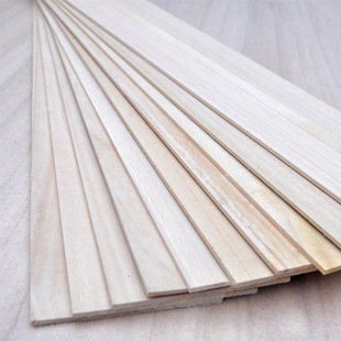 Tung Wood Board Тонкая древесная стружка Доска из массива дерева DIY Модель ручной работы Изготовление полки для перегородок Можно установить деревянные полосы павловнии