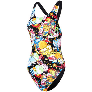 YINGFA YINGFA Swimsuit Women's Professional Conjoined Triangle Sports Conservative Large Size Slimming Belly Covering Swimsuit 670