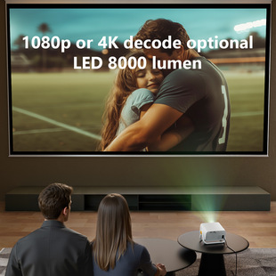 2025 New Hot Sale Android 11 System 720P Projector