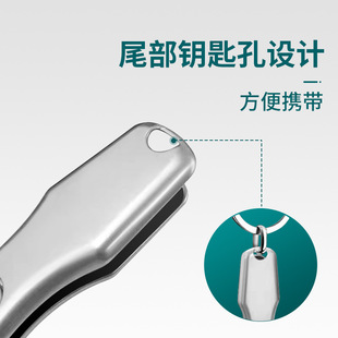 Stainless steel large large opening nail clippers nail clippers for the elderly multi-functional oblique trimming nail clippers portable