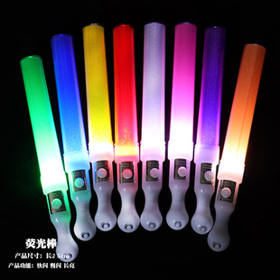 Luminous stick fluorescent stick LED electronic stick concert flash stick warning stick straight stick Park stall wholesale