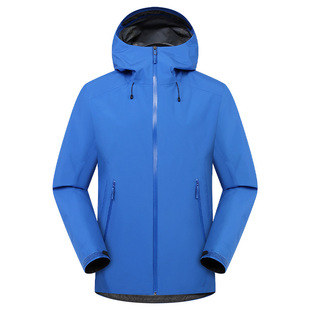 New Style Charge Clothes Couple Outdoor Hard Shell Waterproof and Dustproof Ultra Light Full Pressure Glue Sports Mountaineering Suit Four Seasons Trendy Coat
