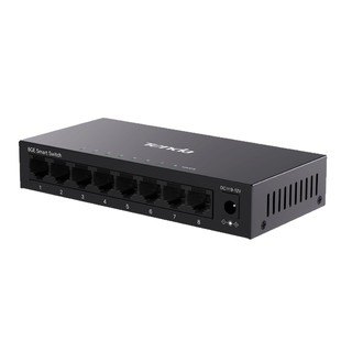 Tengda's new TEG2208 eight-port gigabit cloud management switch app operation remote troubleshooting configuration