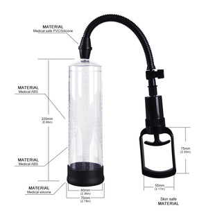 Men's negative pressure aircraft Cup penis health care exerciser vacuum pull rod erection trainer adult sex toys