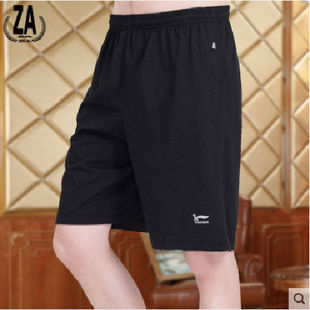 Summer Men's Sports Shorts Men's Loose Middle-aged and Elderly Dad's High Waist Casual Five-point Pants