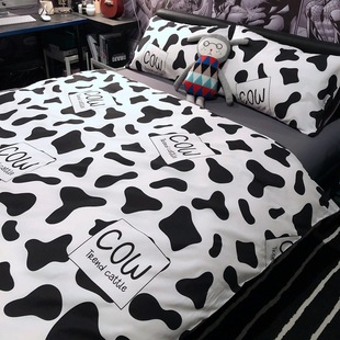 Class A maternal and infant grade 60 four-piece cotton cotton Nantong bedding light luxury high-end three-piece quilt cover