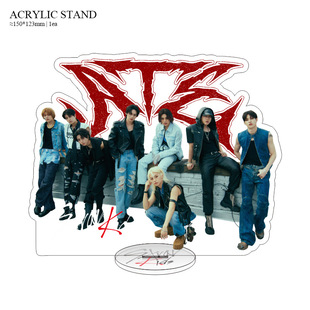 STRAYKIDS Peripheral ATE New Album Ornaments Transparent Double-Sided Acrylic Stand Desktop Gift Stand DIY